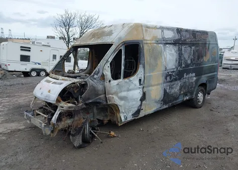 2020 Ram Promaster 3500 Cargo Van High Roof 159 Wb Ext из США, поврежденный, VIN 3C6URVJG8LE124939